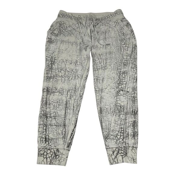 lululemon athletica Pants - Lululemon Warm Down Jogger Women's 10‎ White Comfy Loungewear Casual Athleisure